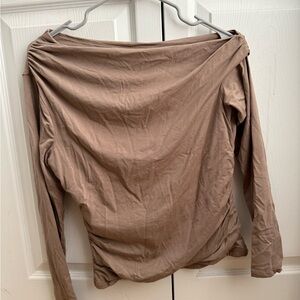 Abercrombie & Fitch Tan Modal-Blend Top